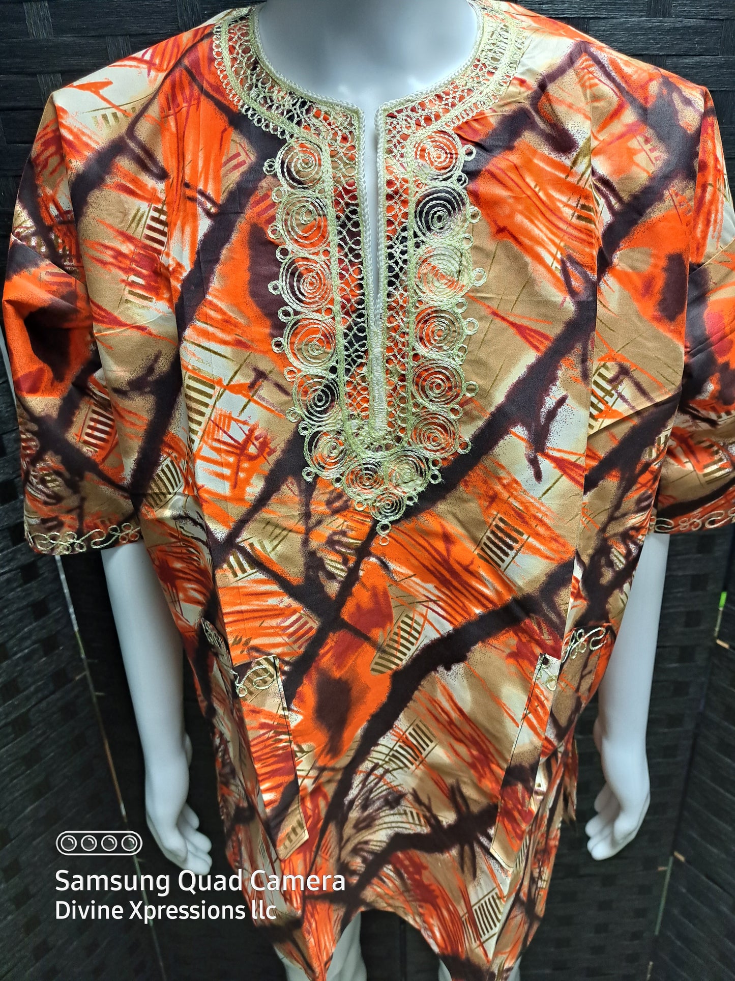 African print shirt