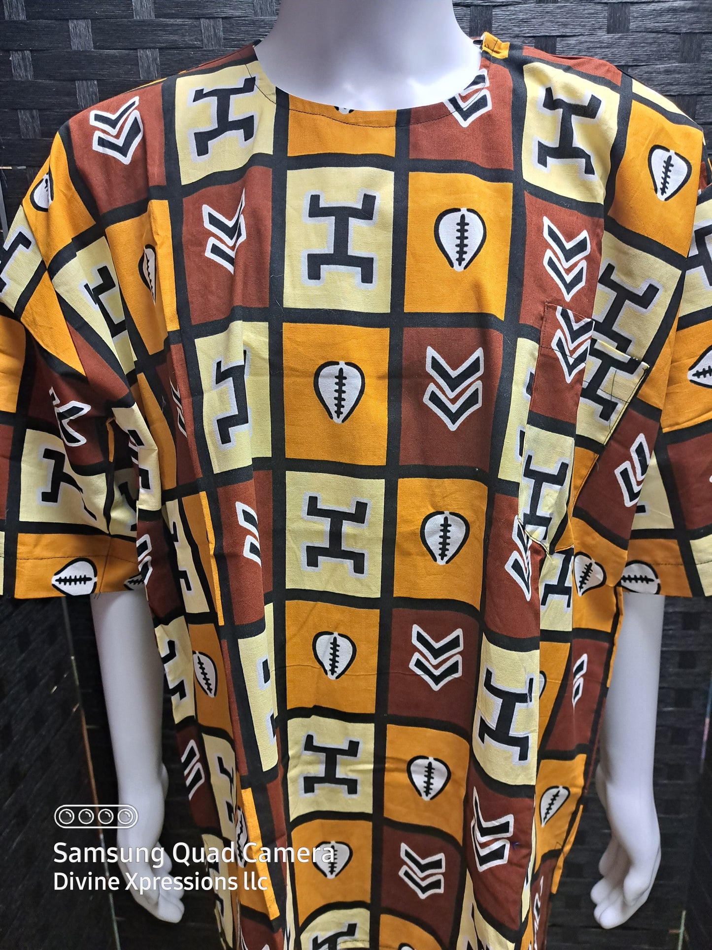 African print shirt