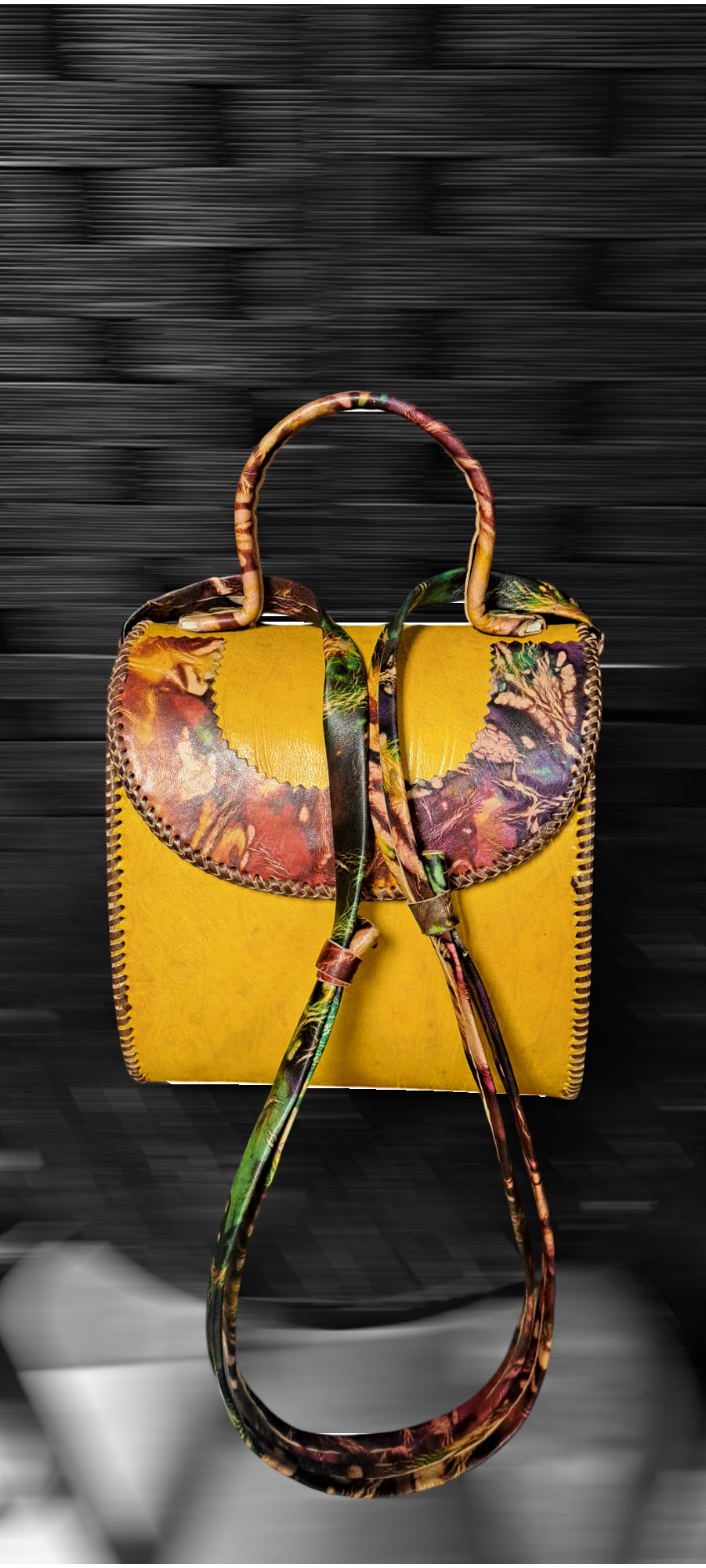 Tye n Dye Leather bags