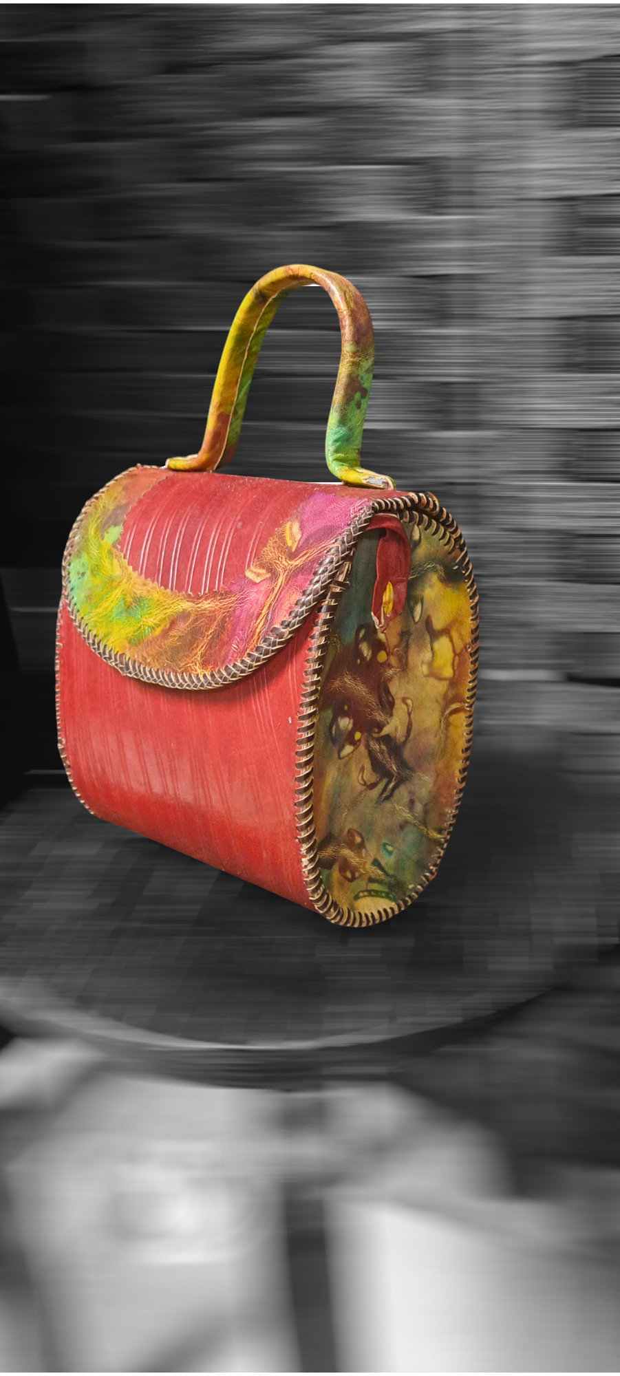 Tye n Dye Leather bags