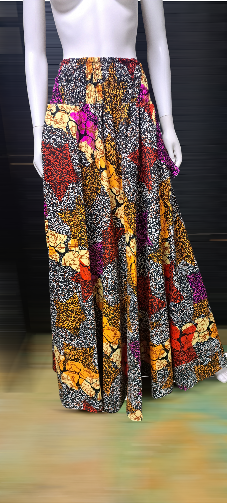 Ankara print Long skirts