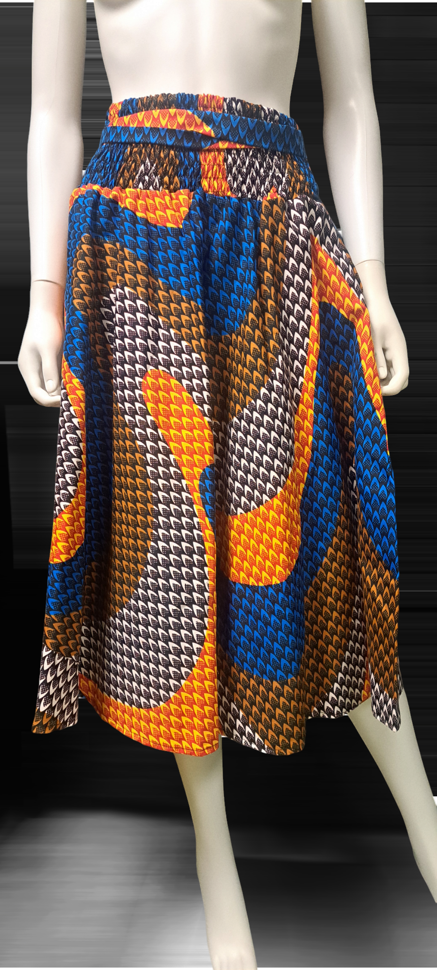 African print short skirts
