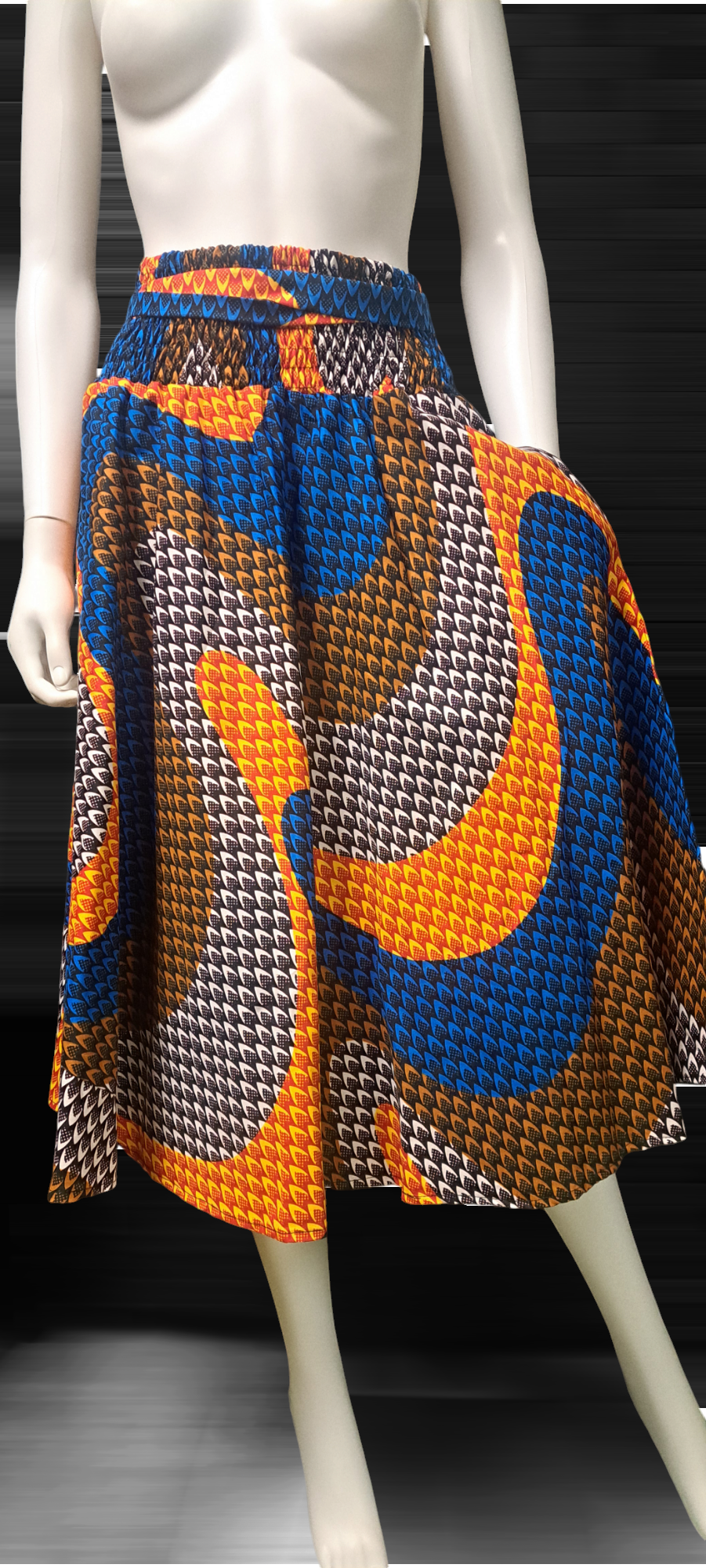 African print short skirts