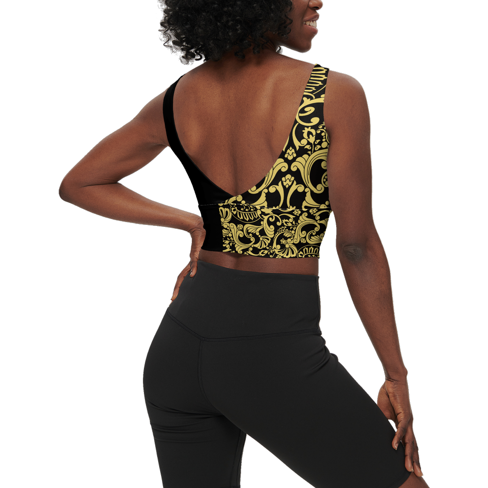 Women’s Longline V-Shape-Back Sports Bra