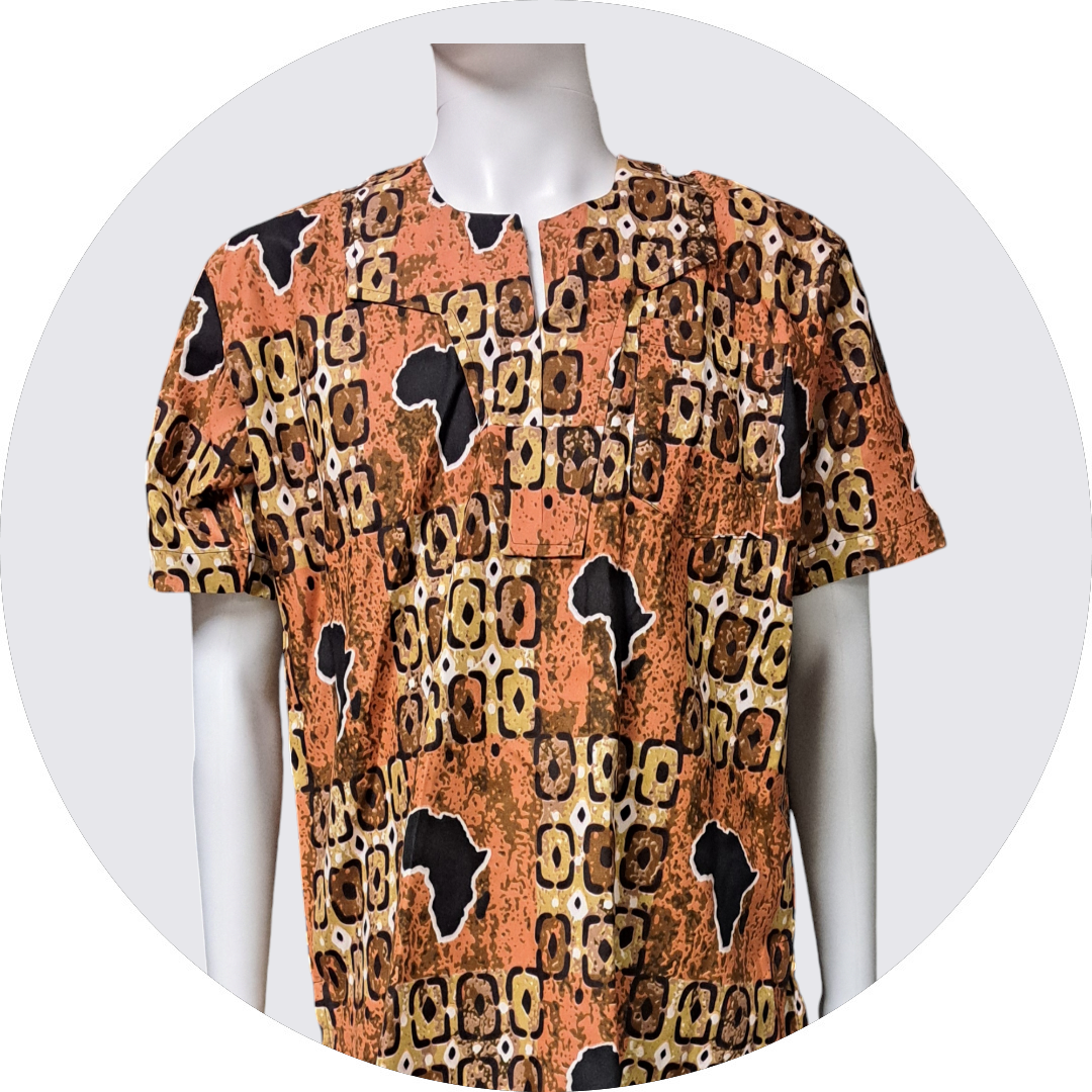 African print shirt